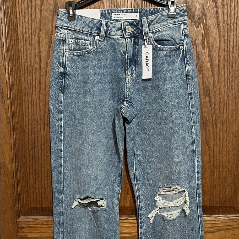 Garage Women's Straight Leg Blue Jeans
